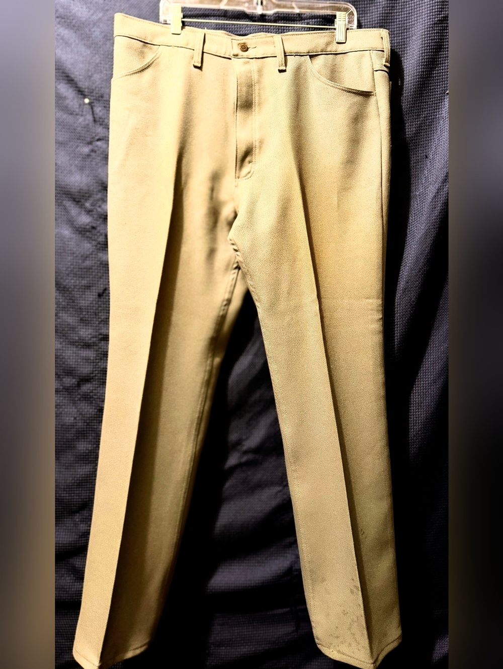 Wrangler Men's Tan Khaki Chinos Straight-Leg Pants 40x32